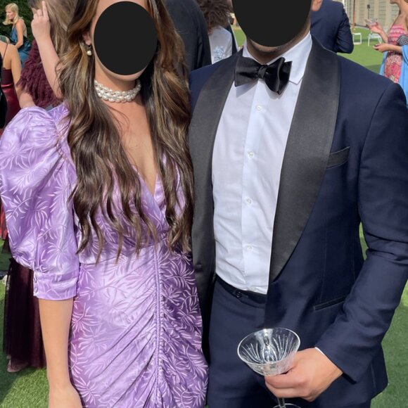 Ronny Kobo Lavender Silky Dress - Picture 3 of 6